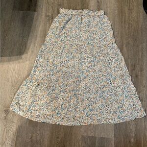 Long Floral Skirt Never Worn